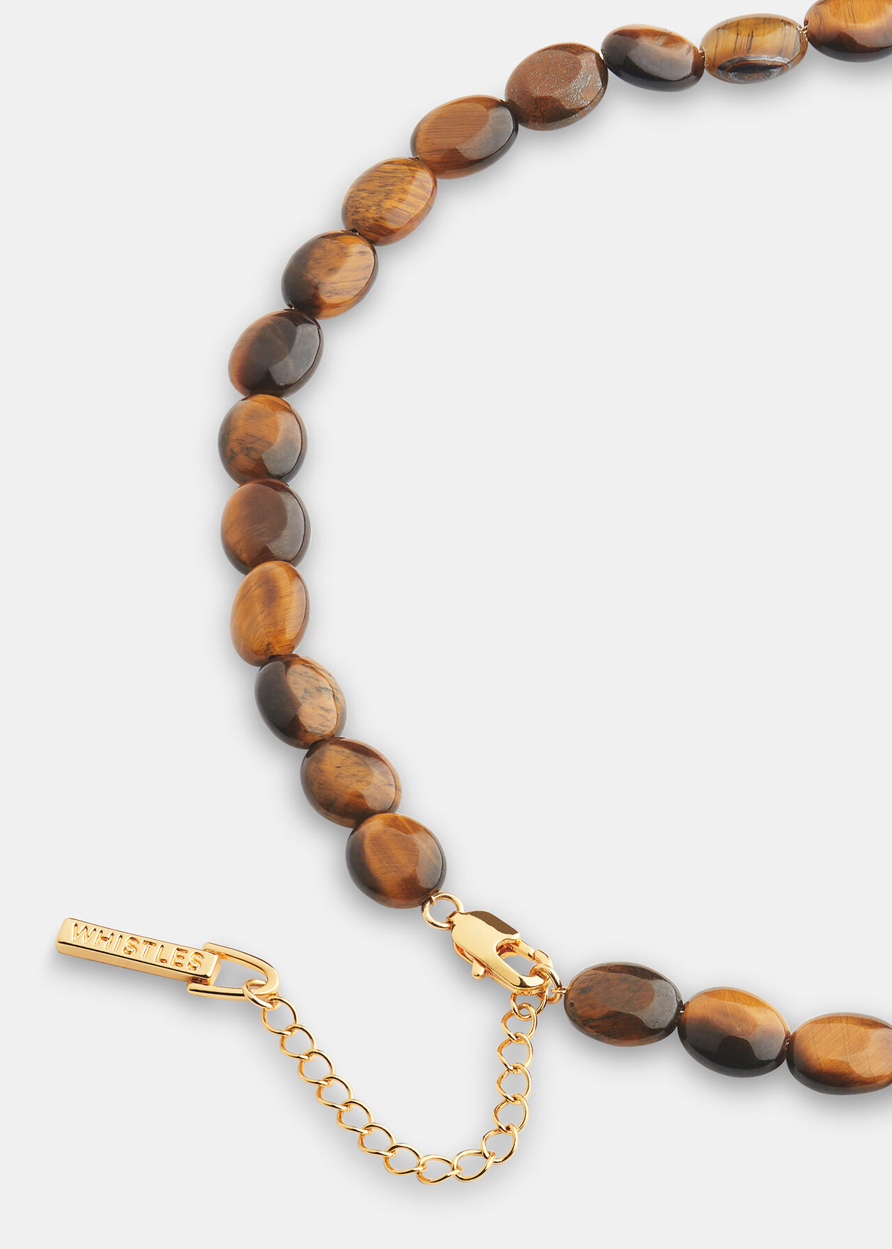 Tiger Eye Beaded Necklace