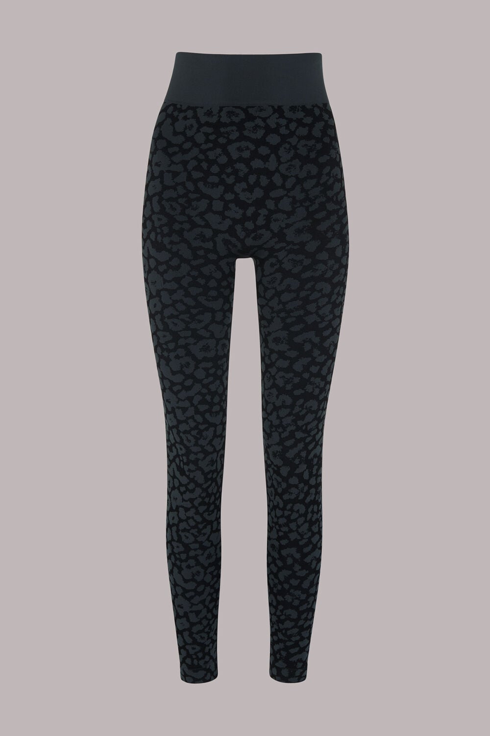 Black Animal Seamless Sports Legging