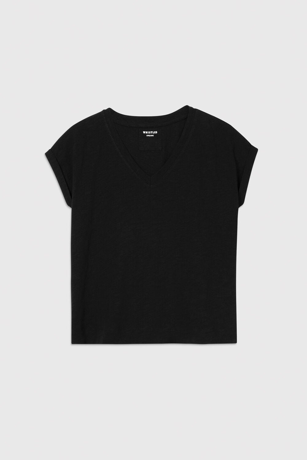 Willa V-Neck Cap Sleeve Tee
