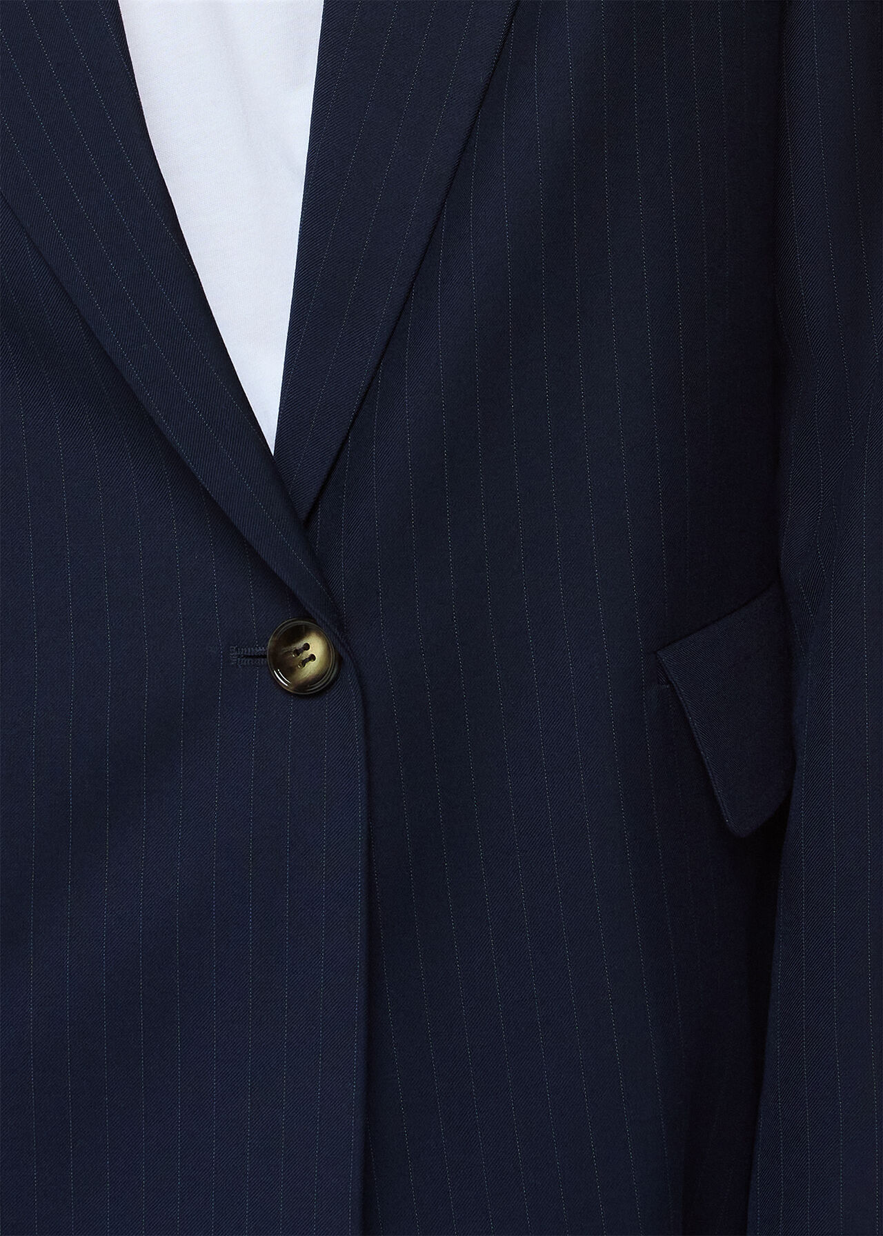 Pinstripe Blazer
