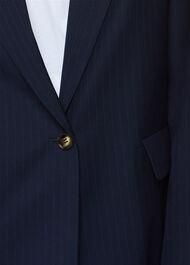 Pinstripe Blazer