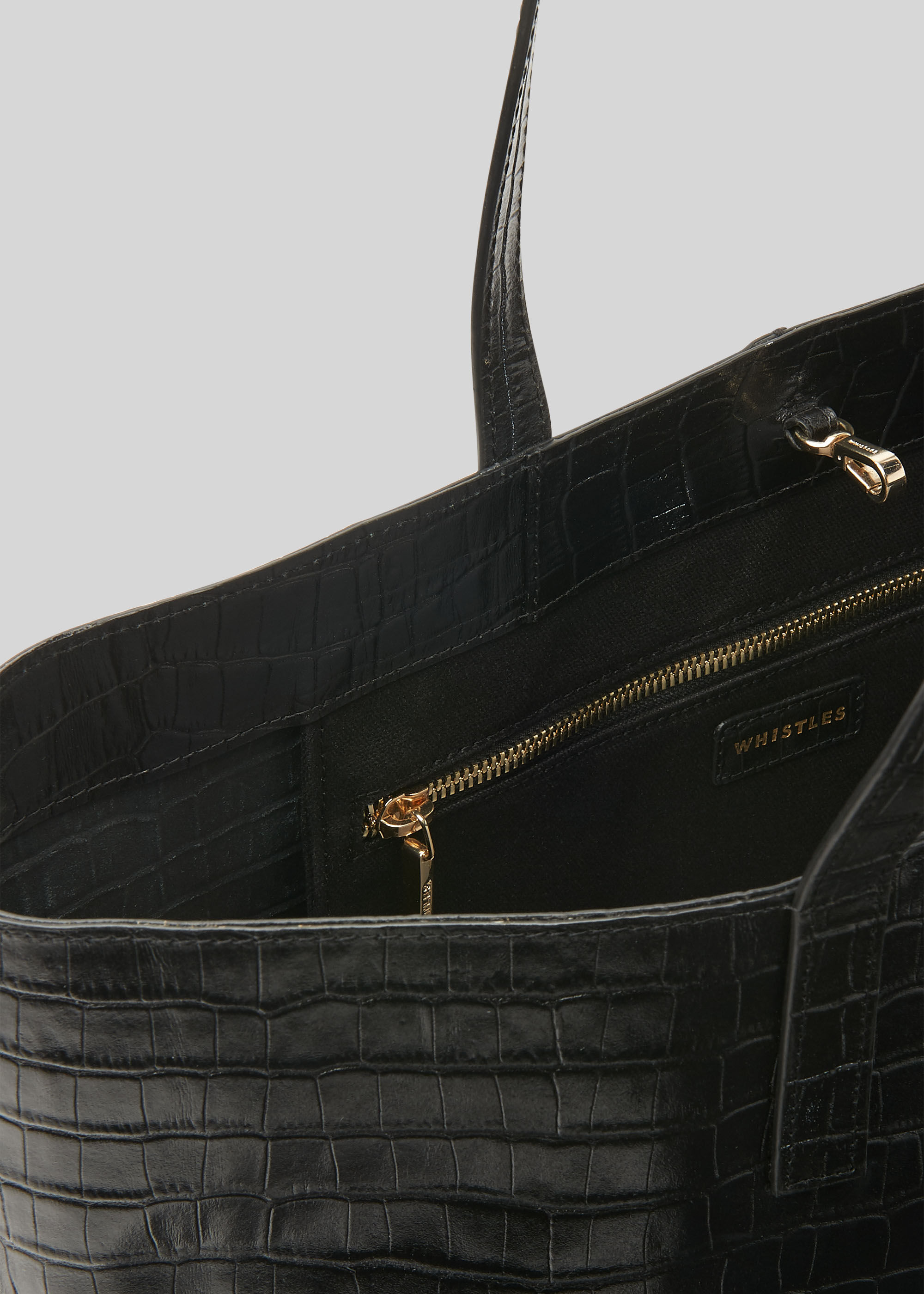 Denmark Unlined Croc Tote