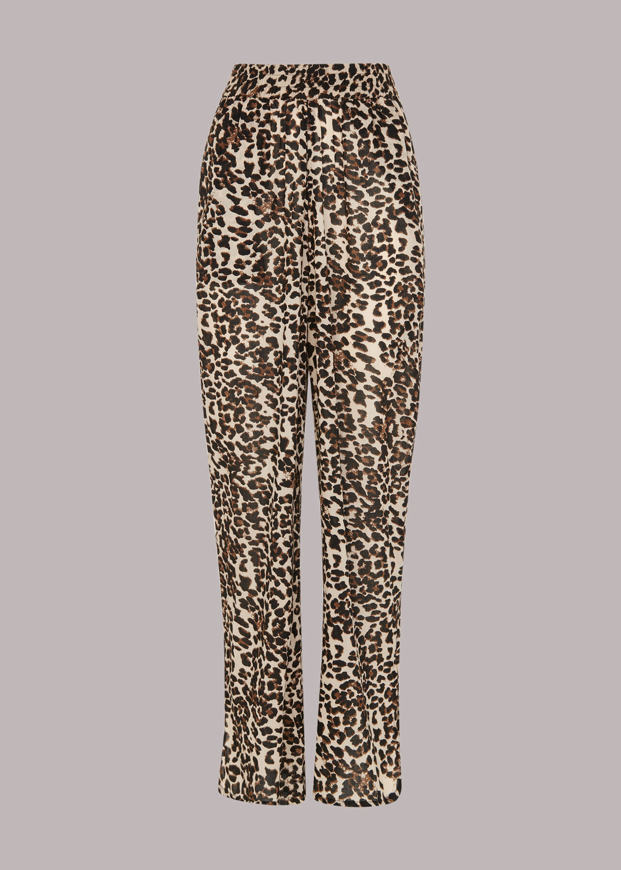 Animal Print Beach Trouser