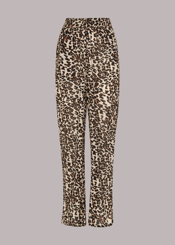 Animal Print Beach Trouser