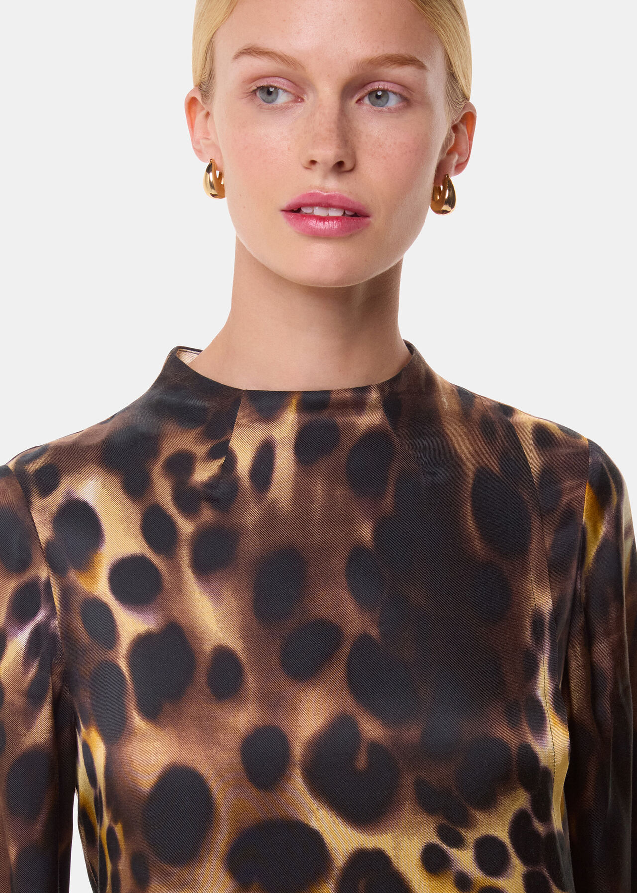 Misty Leopard Cleo Dress