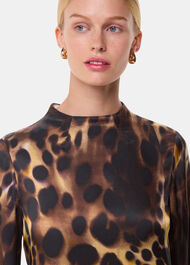 Misty Leopard Cleo Dress