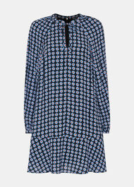 Floral Dot Flippy Dress