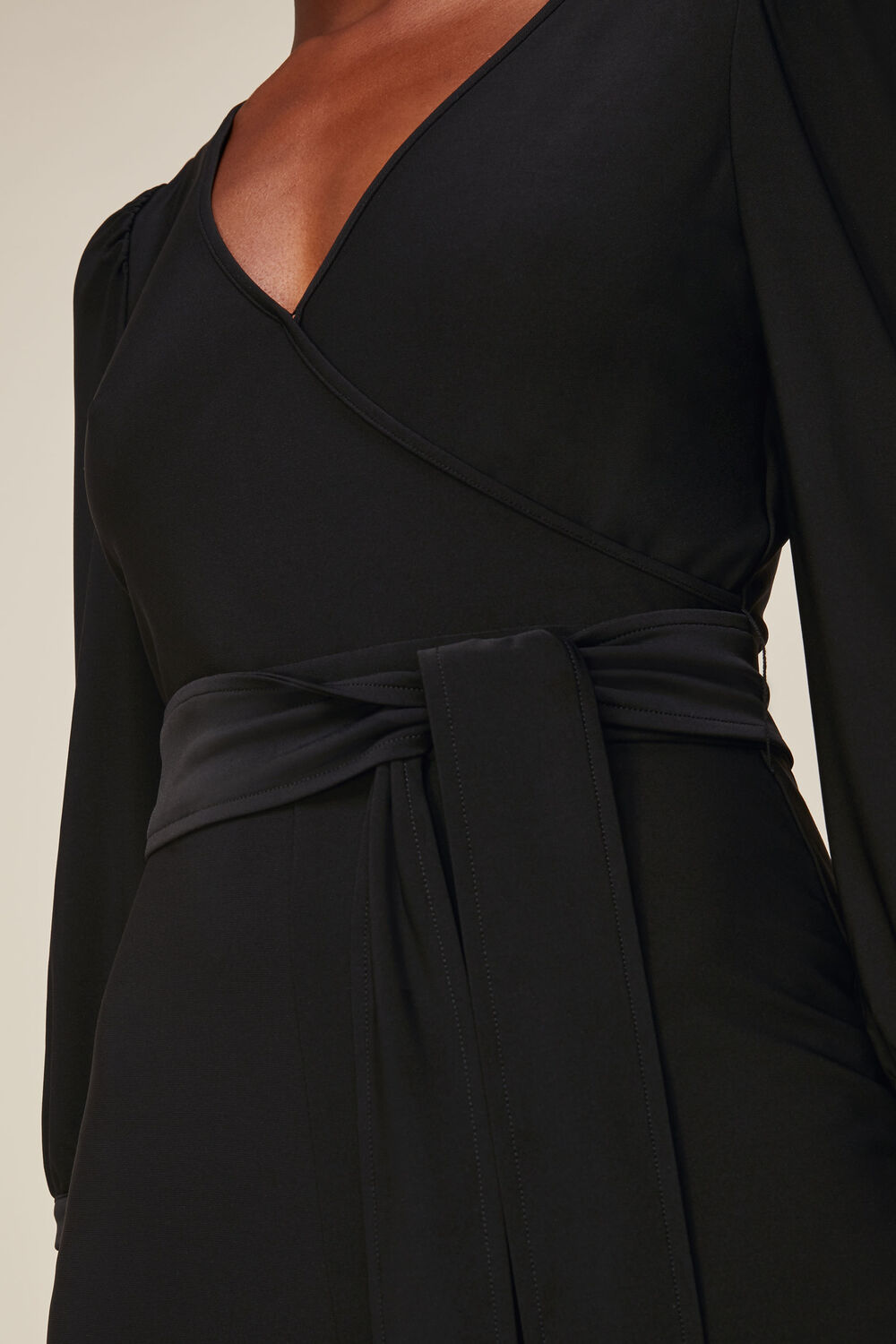 Wrap Jersey Jumpsuit