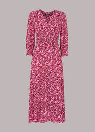 Heath Floral Print Midi Dress