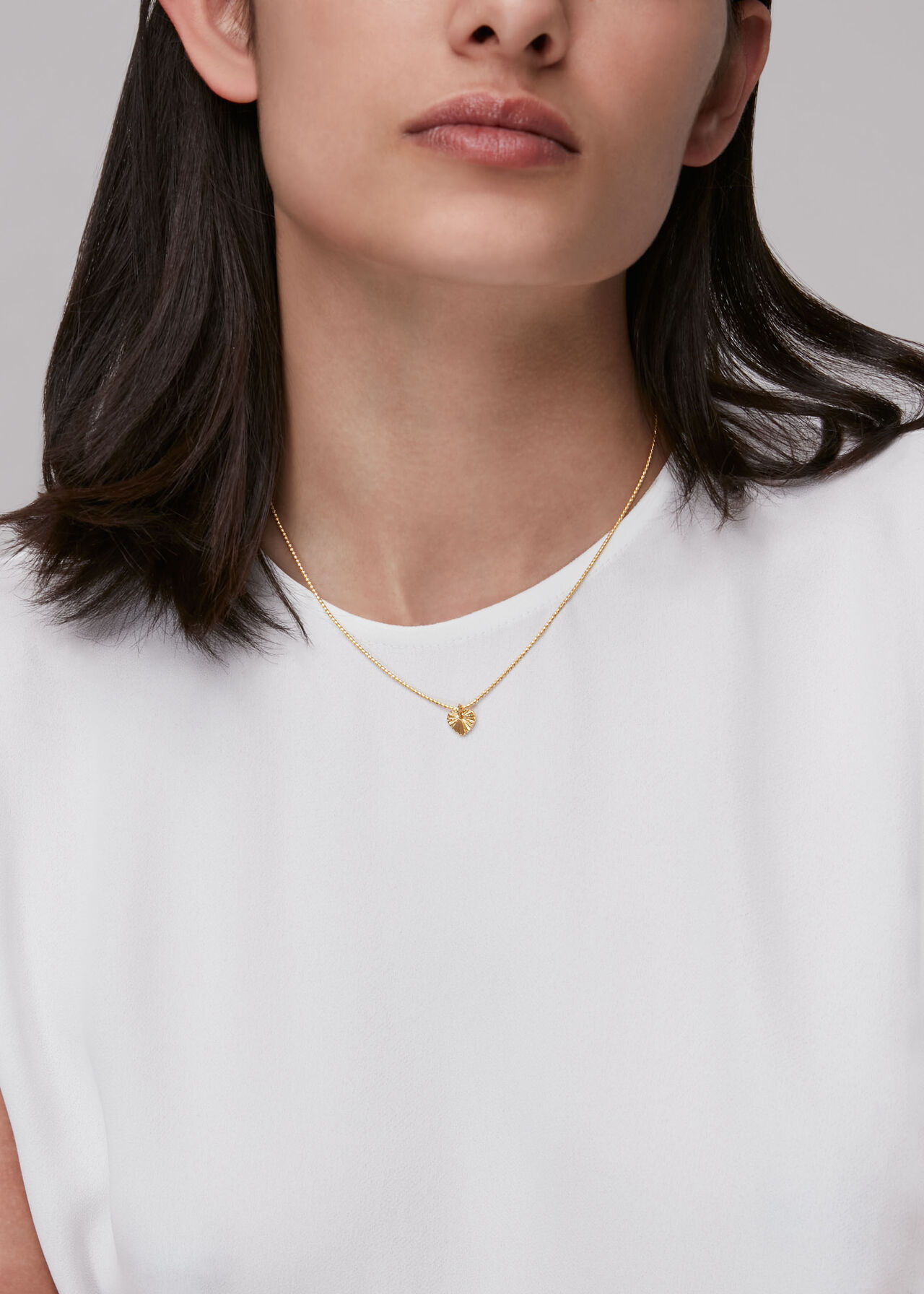 Textured Heart Necklace
