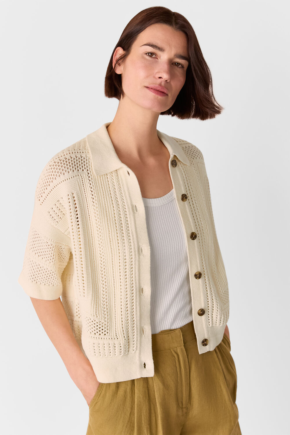 Crochet Knitted Shirt