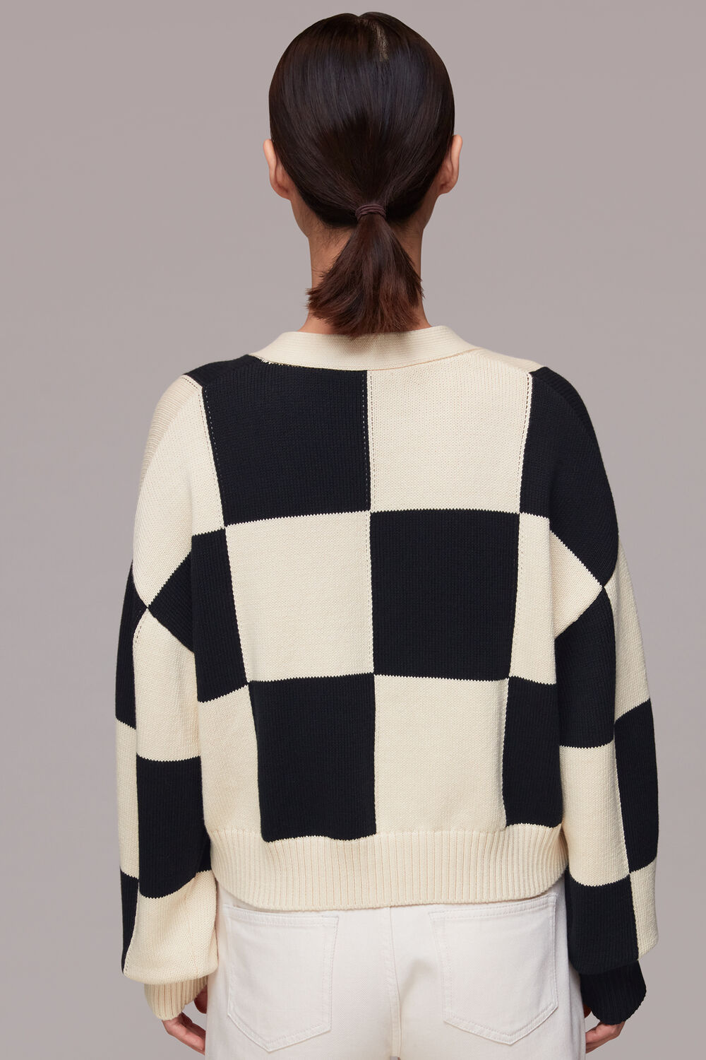 Check Cardigan