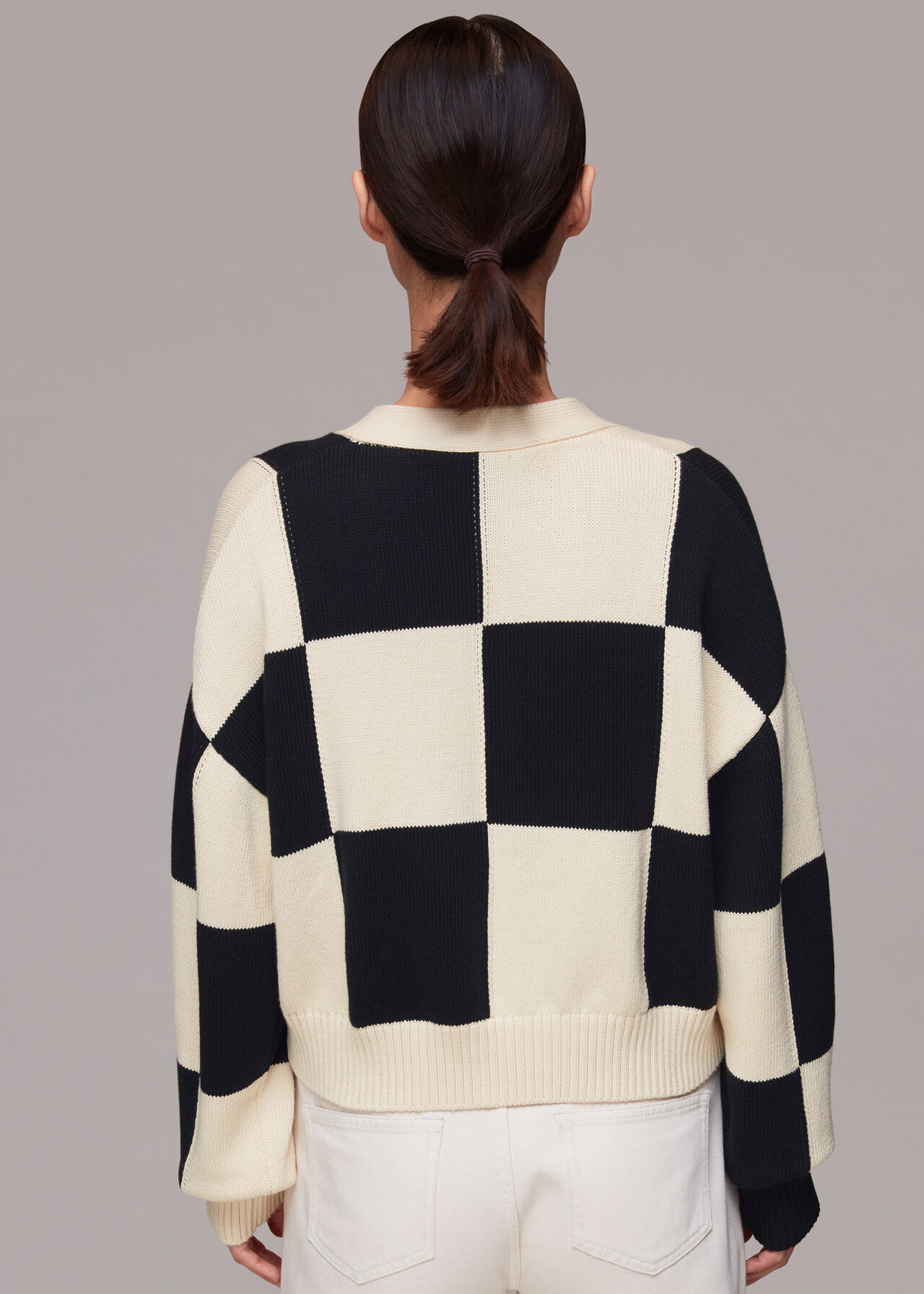 Check Cardigan