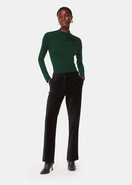 Ruched Front Detail Jersey Top