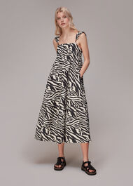 Mountain Zebra Print Dress
