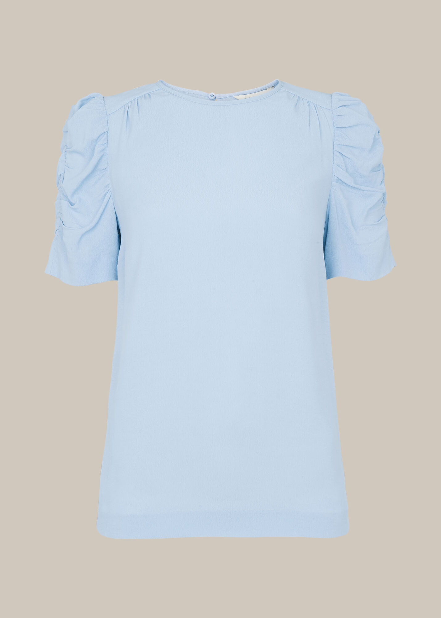 Pale Blue Nelly Shell Top | WHISTLES