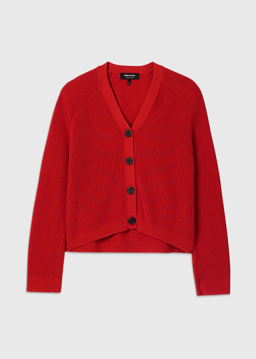 V Neck Cotton Cardigan