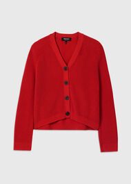 V Neck Cotton Cardigan