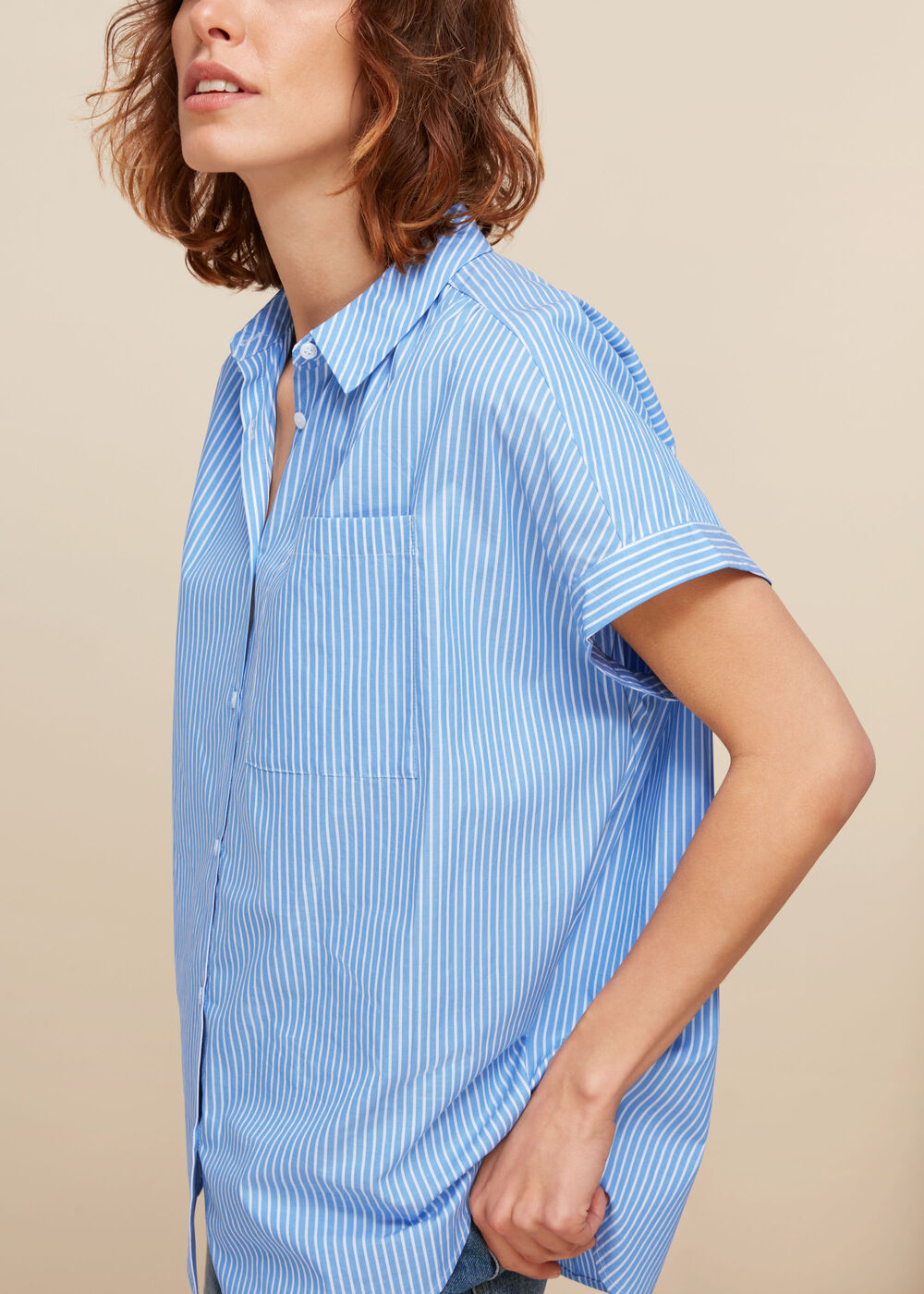 Stripe Nicola Poplin Shirt