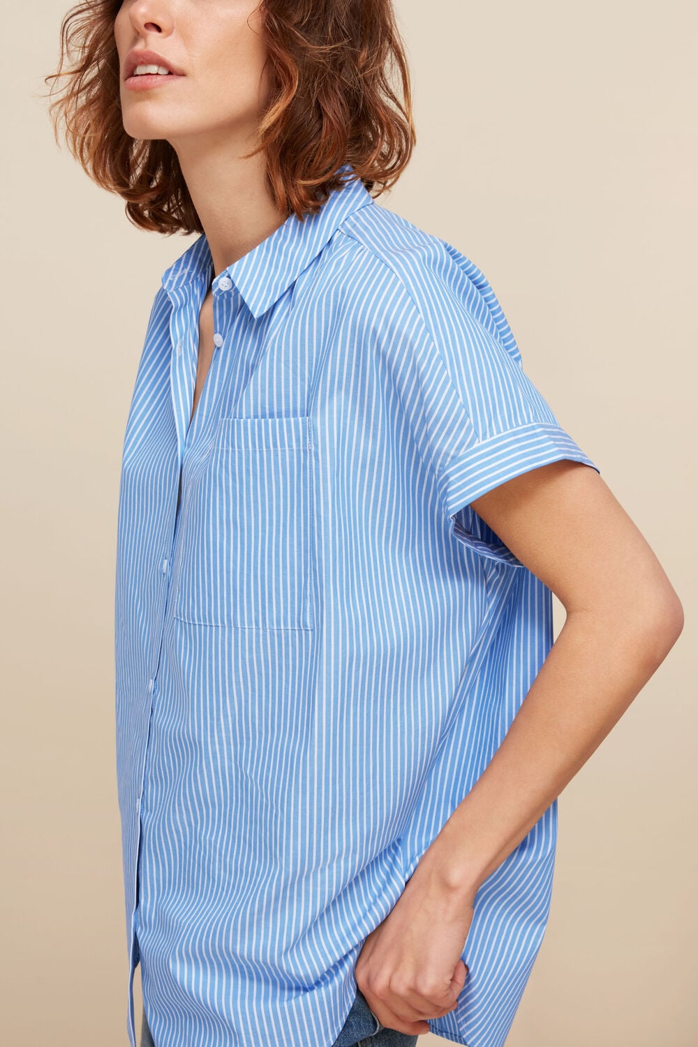 Stripe Nicola Poplin Shirt