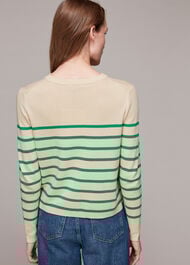 Stripe Crew Neck Knit