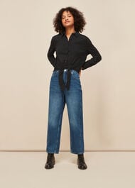 Tie Front Button Down Shirt