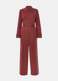 Trench Detail Jumpsuit