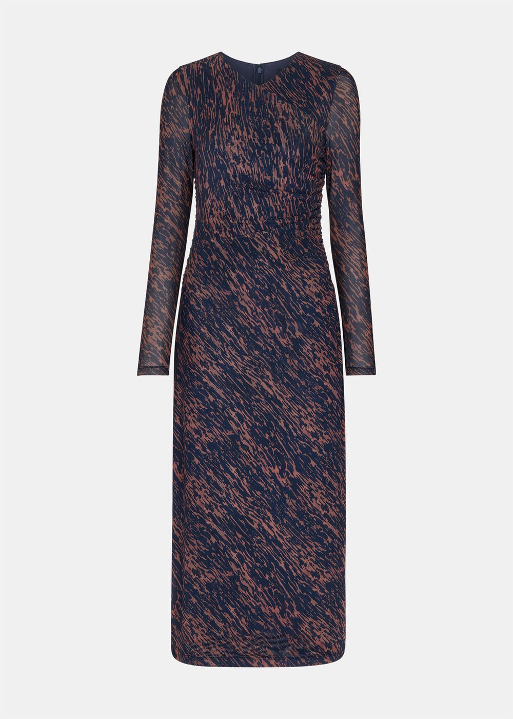 Abstract Marks Mesh Dress
