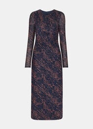 Abstract Marks Mesh Dress