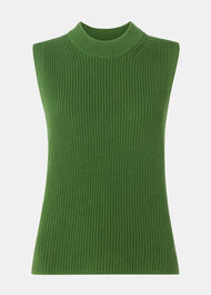 Cotton Back Detail Ribbed Tank