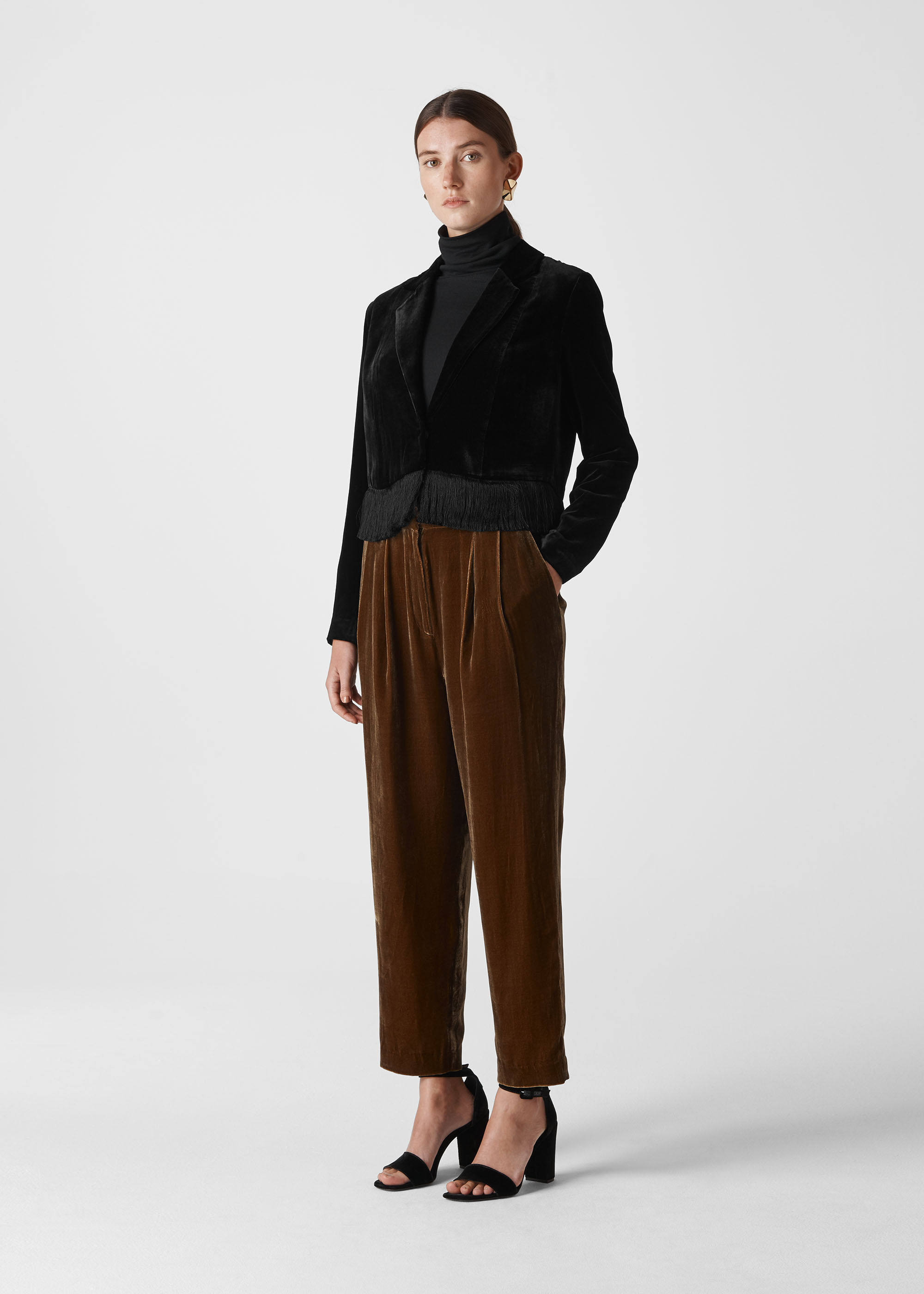 Camilla Tassel Velvet Jacket