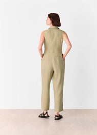 Ellis Western Linen Jumpsuit