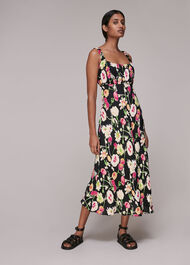 Maila Electric Floral Dress