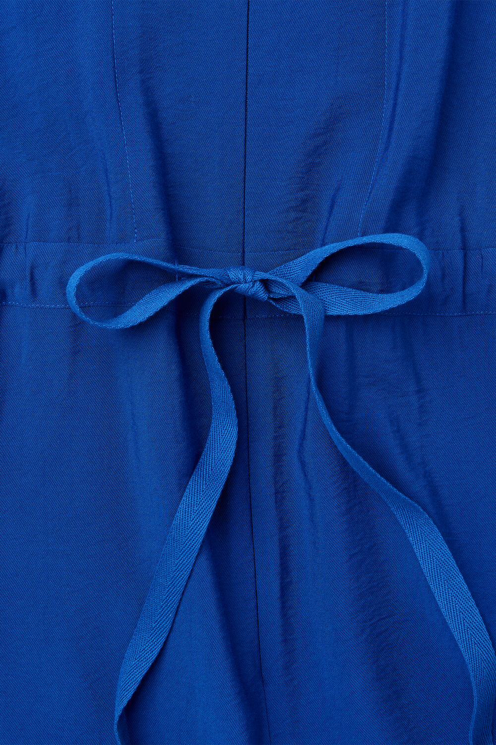 Cobalt Blue Sleeveless Tie Waist Jumpsuit
