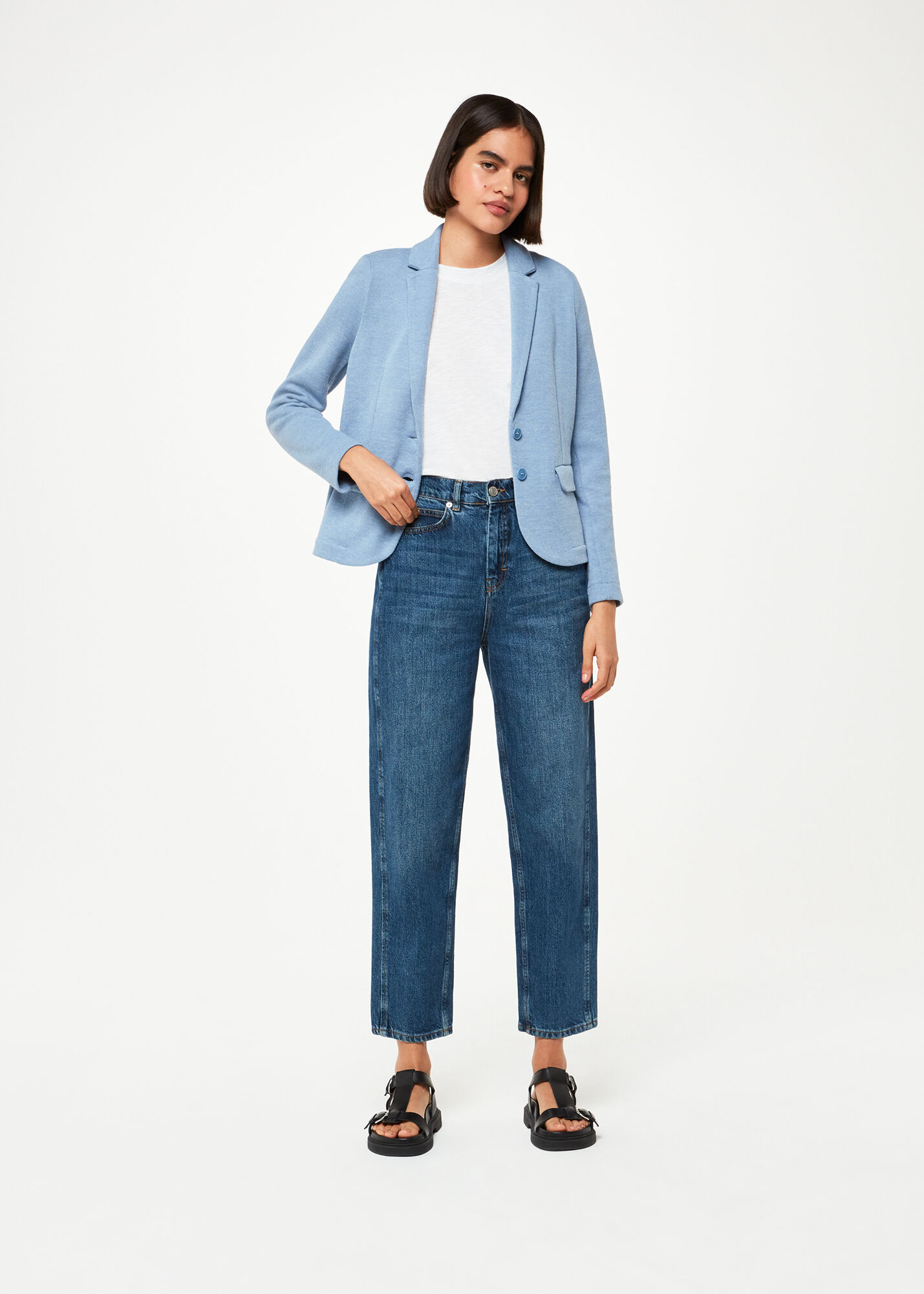 Whistles slim jersey jacket discount