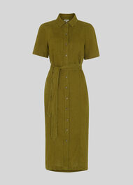 Bella Linen Shirt Dress