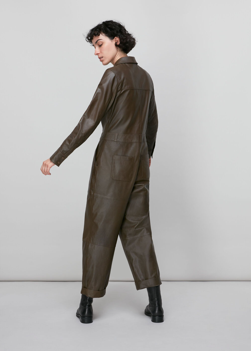 Leather Boilersuit