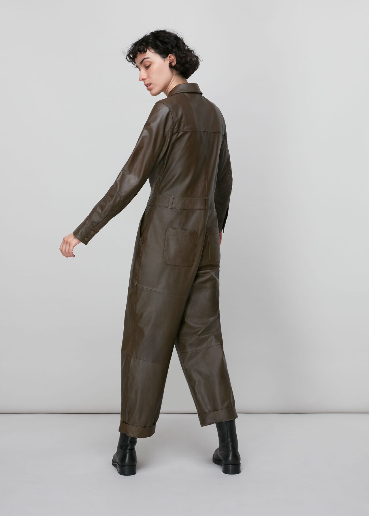 Leather Boilersuit