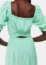 Scribble Check Dress