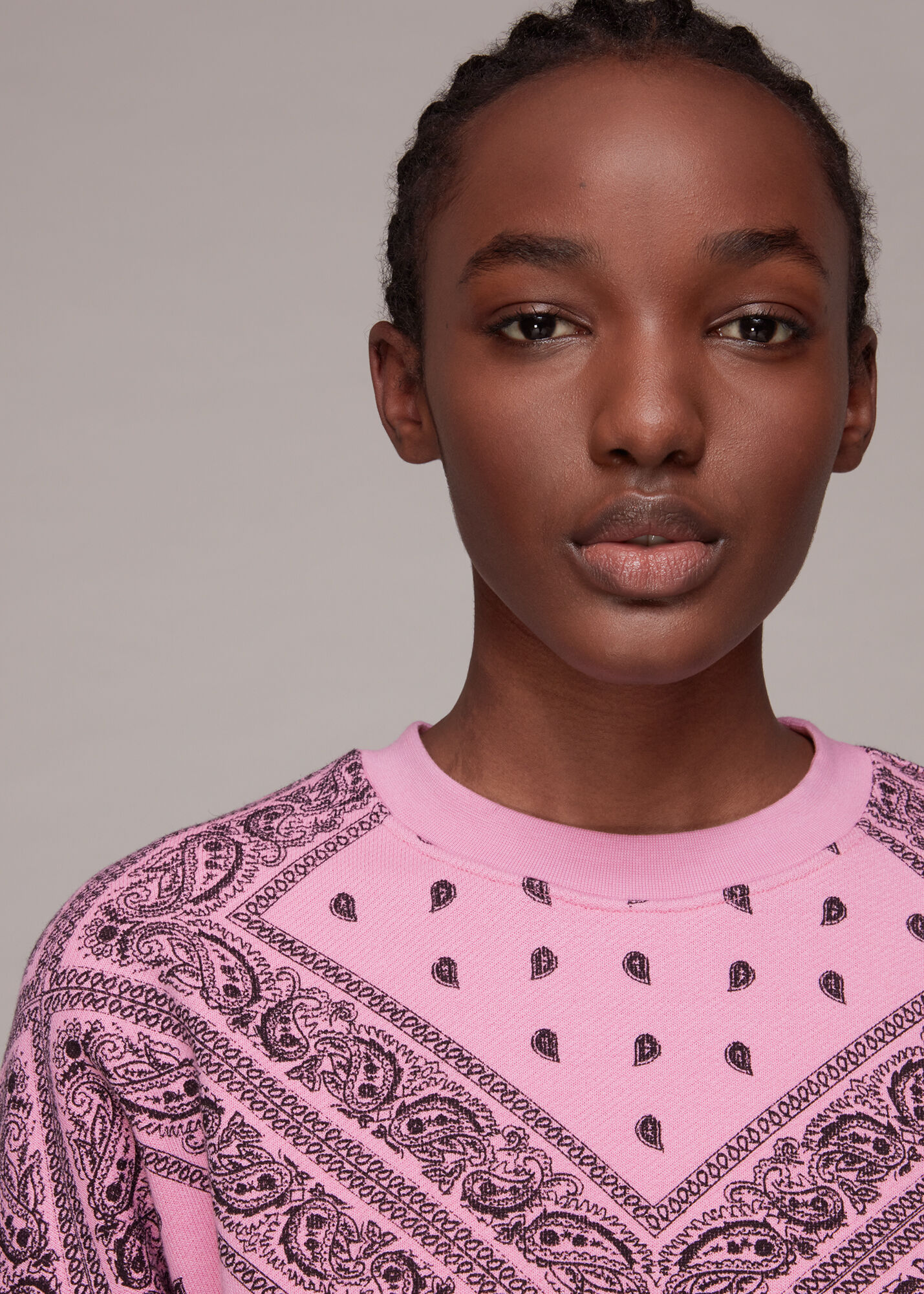 Multicolour Bandana Printed Sweatshirt WHISTLES