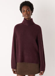 Roll Neck Wool Mix Jumper