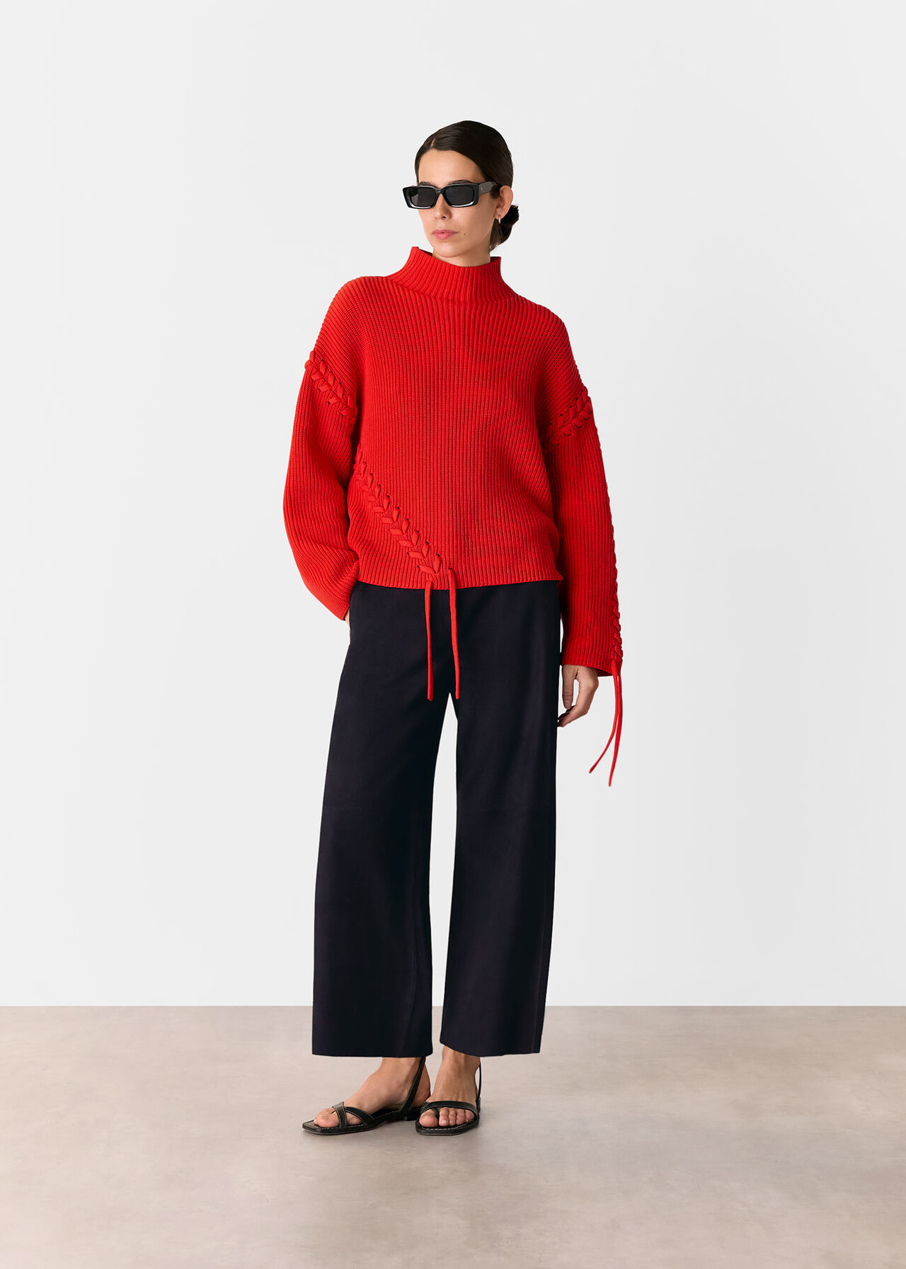 Suede Western Trousers