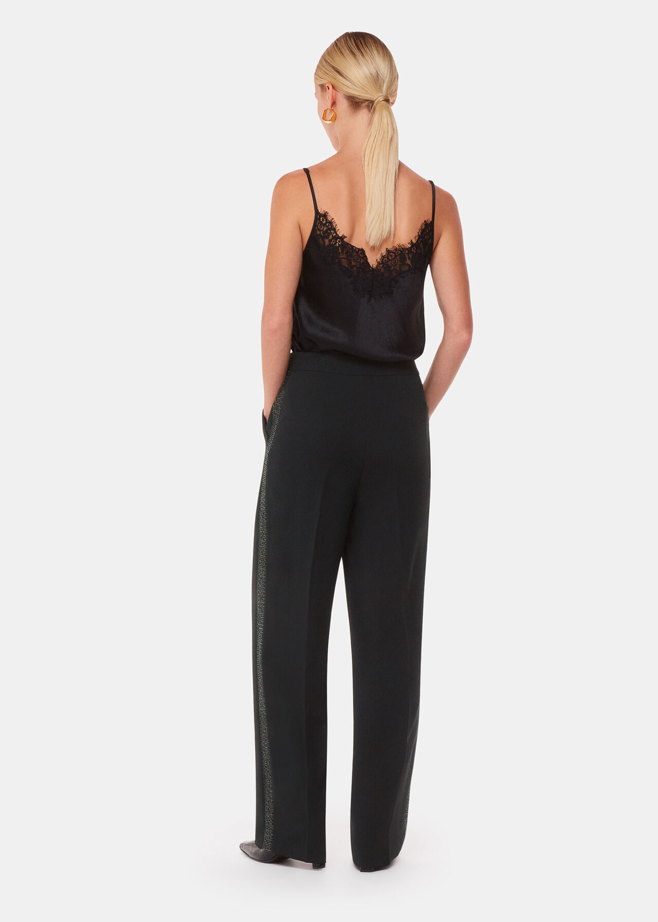 Quinn Sequin Stripe Trouser