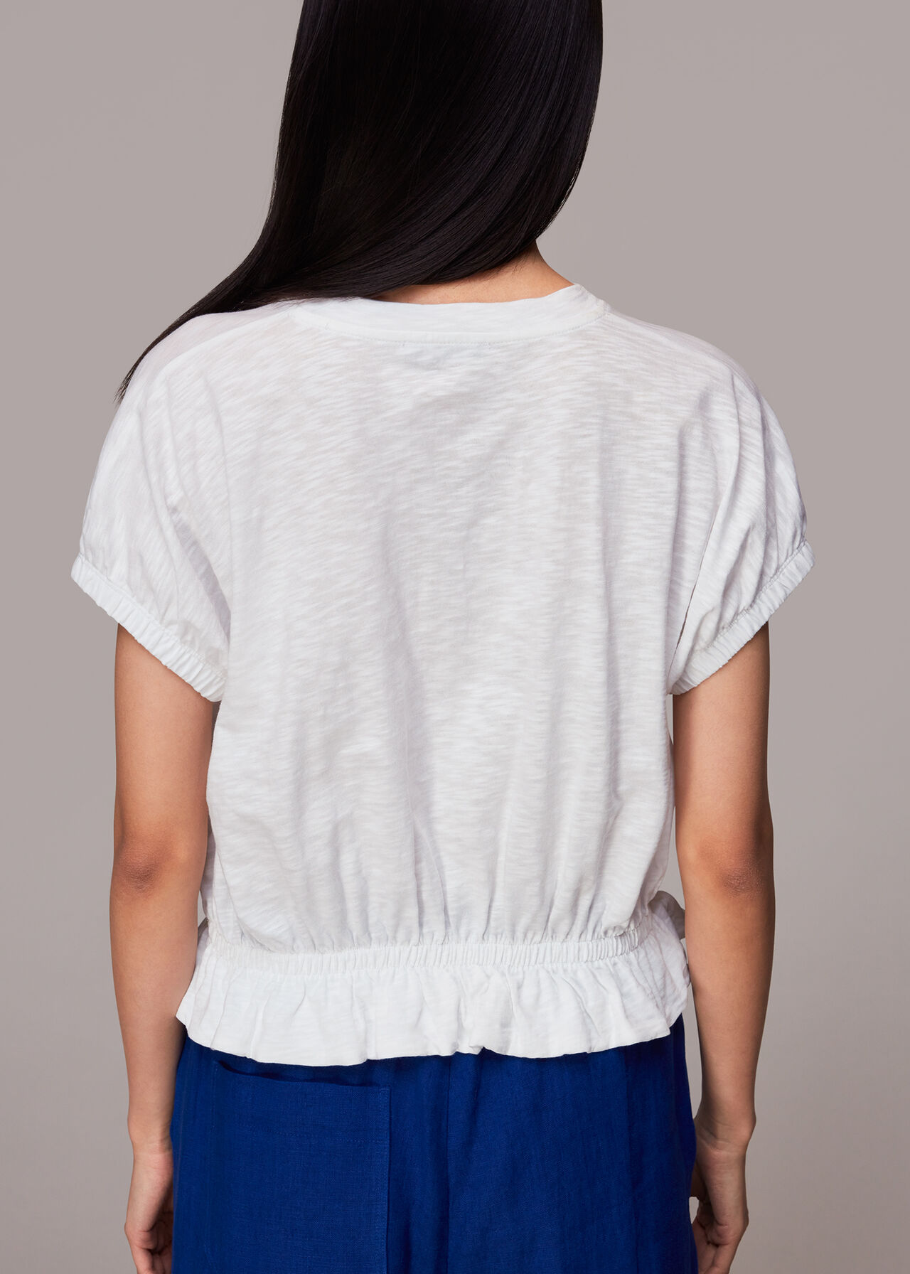 Celly Gathered Hem Top