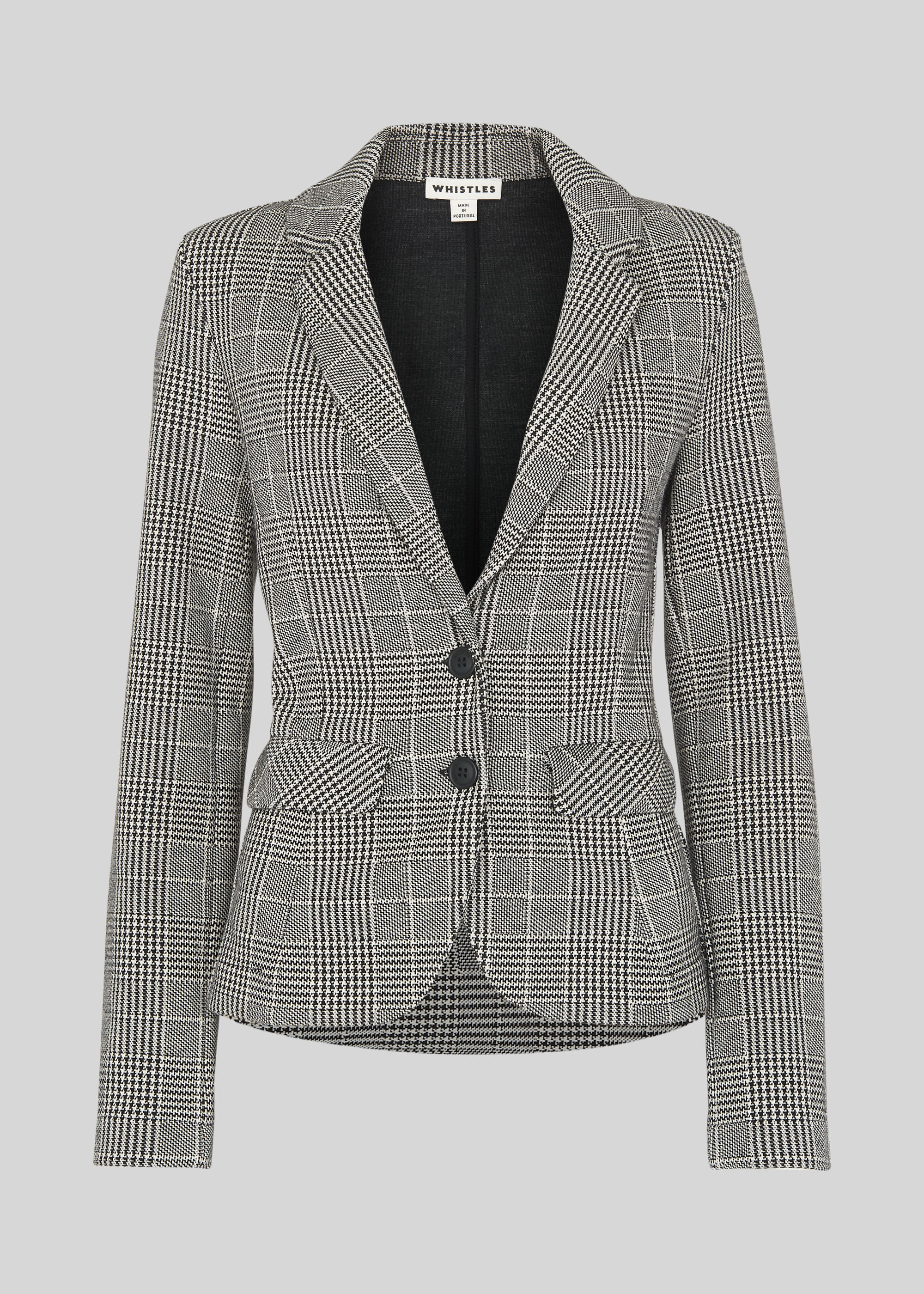 Whistles check blazer store