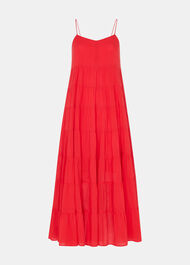 Cotton Tiered Maxi Sun Dress
