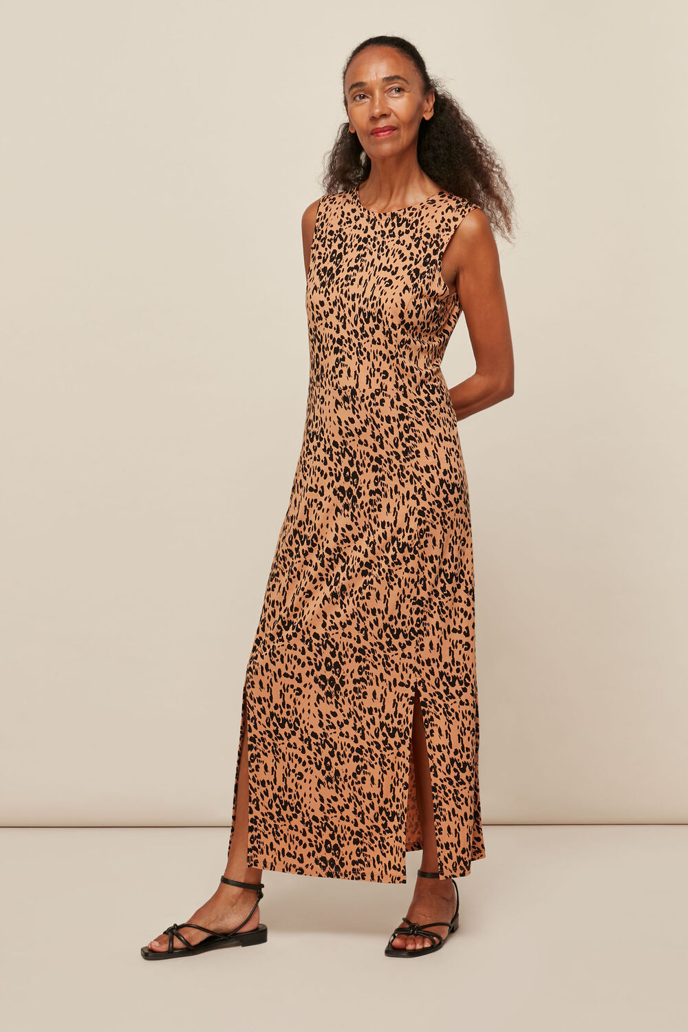 Jersey Safari Print Dress
