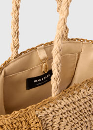 Patchwork Straw Mini Bag
