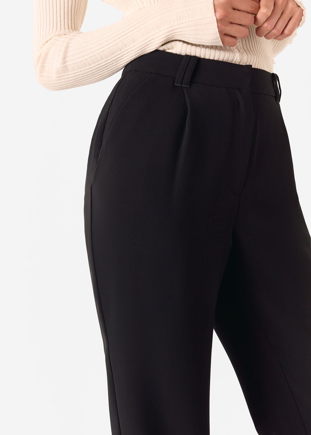 Harriet Tapered Crepe Trouser