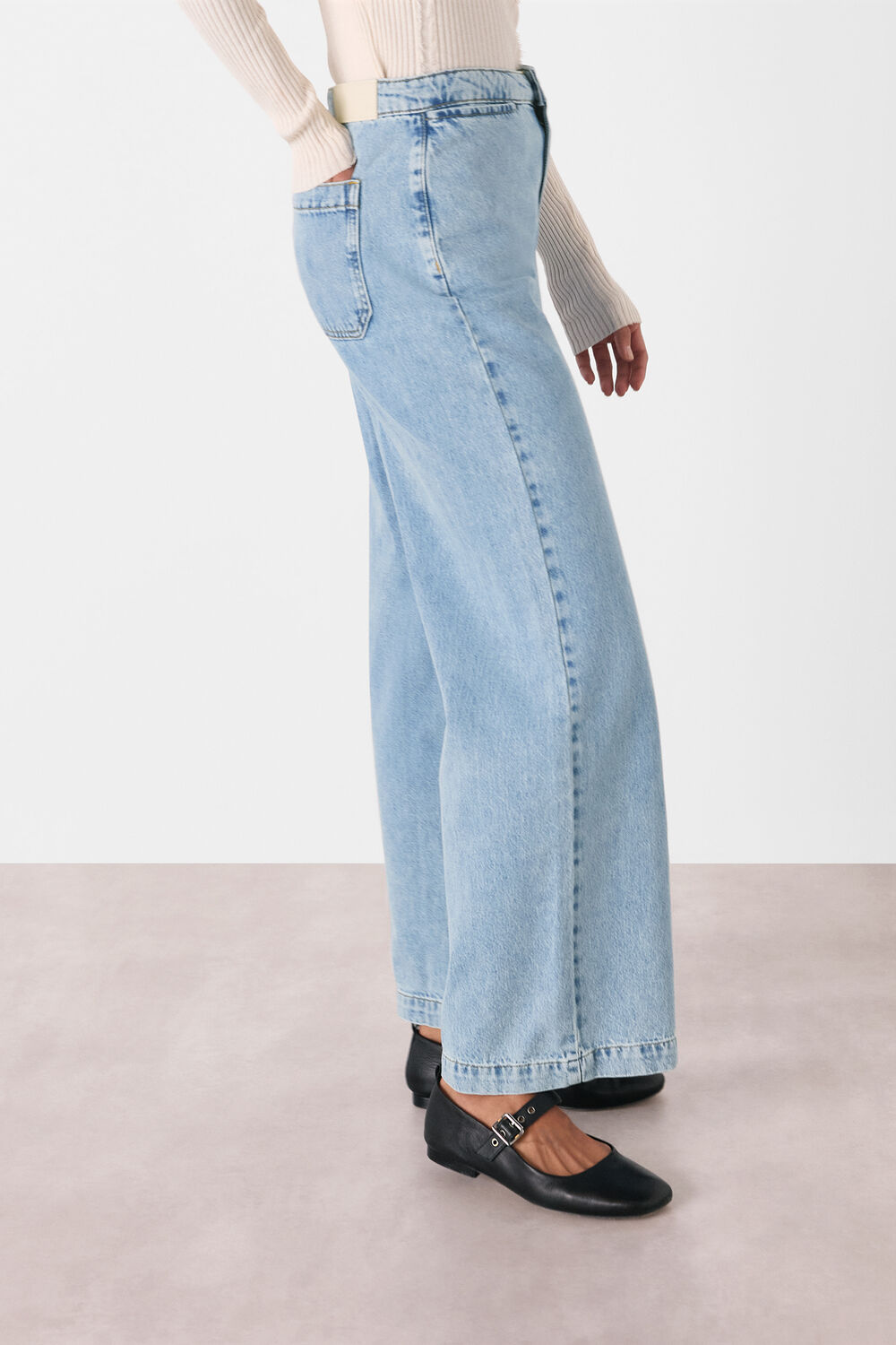 Authentic Ankle Wide Leg Jean